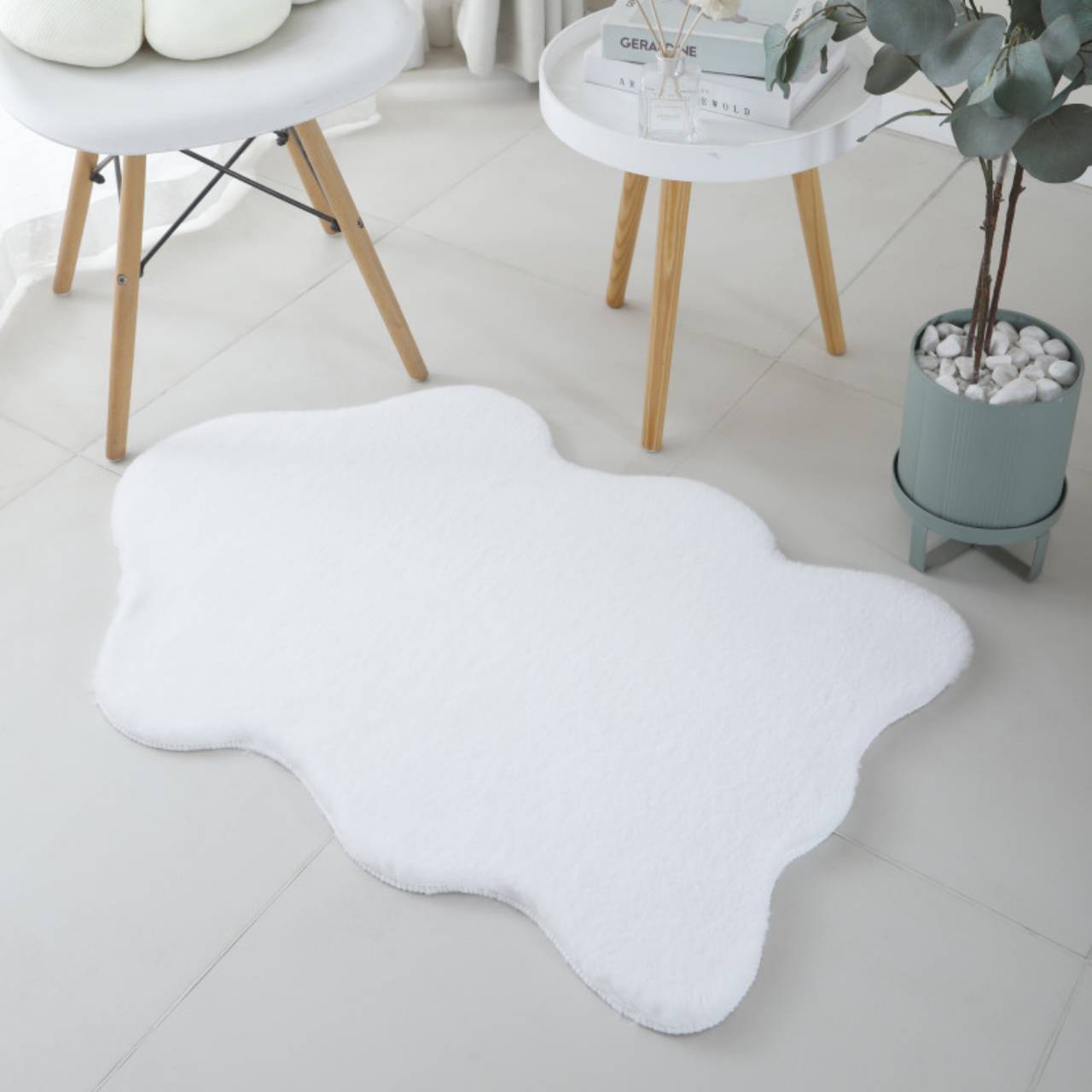 Teppich, Super Weich, Kunstfell, Flauschig, Waschbarer Kinderzimmer, Babyzimmer
