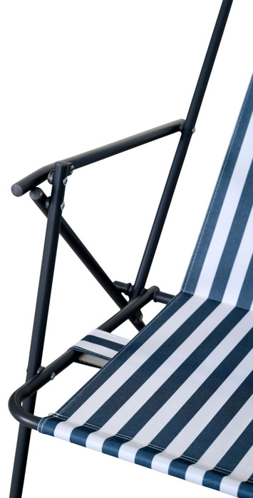 Strandstol Brasse i metal og polyester - Sunlife