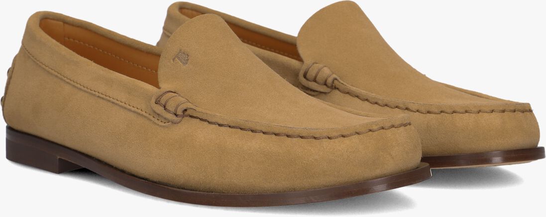 camel tod's loafers cuoio 03m pantofola gommini metallo