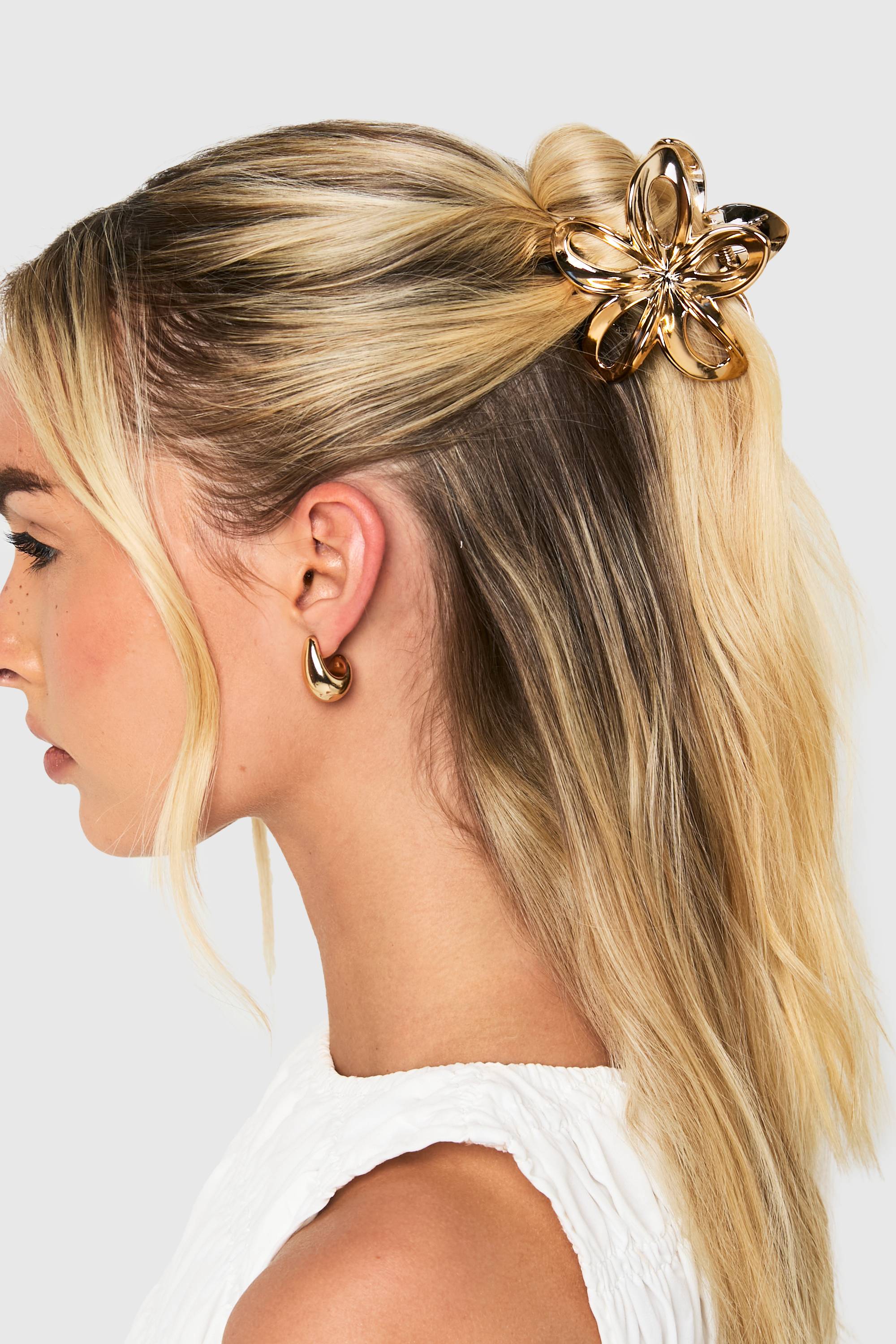 boohoo Pince à griffes Fleur d'Or