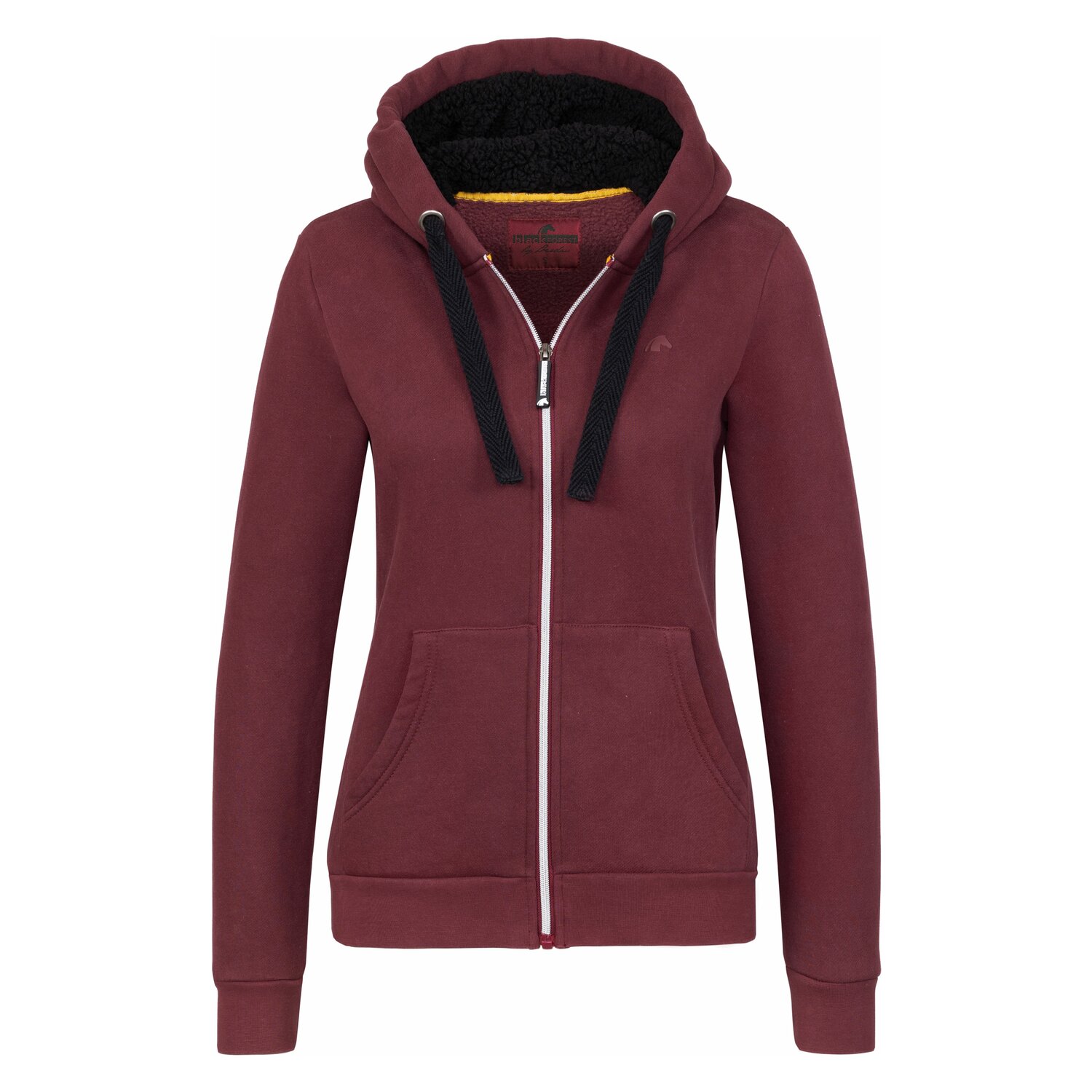 black forest Sherpakapuzen-Sweatjacke  - dark berry