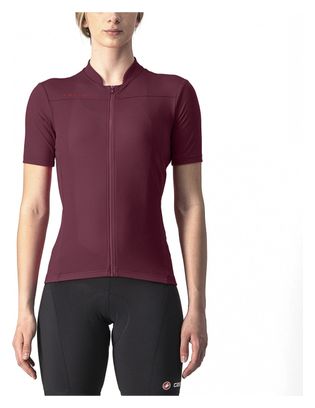 Maillot Manches Courtes Femme Castelli Anima 3 Rouge