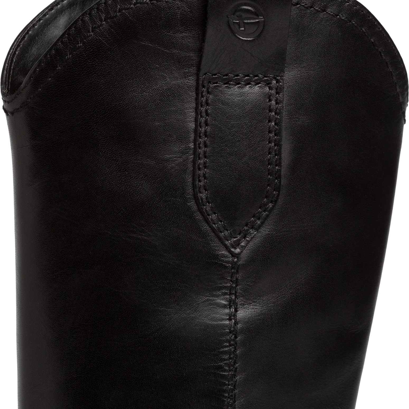 Tamaris Westernstiefel  , Blockabsatz, Langschaftstiefel mit Ziernähten, in spitzer Form