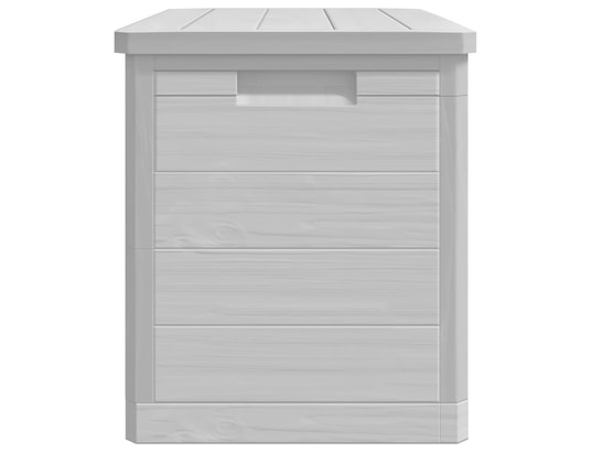 VIDAXL - Coffre Boîte à coussins d'extérieur gris 77,5x44,5x53 cm polypropyl...