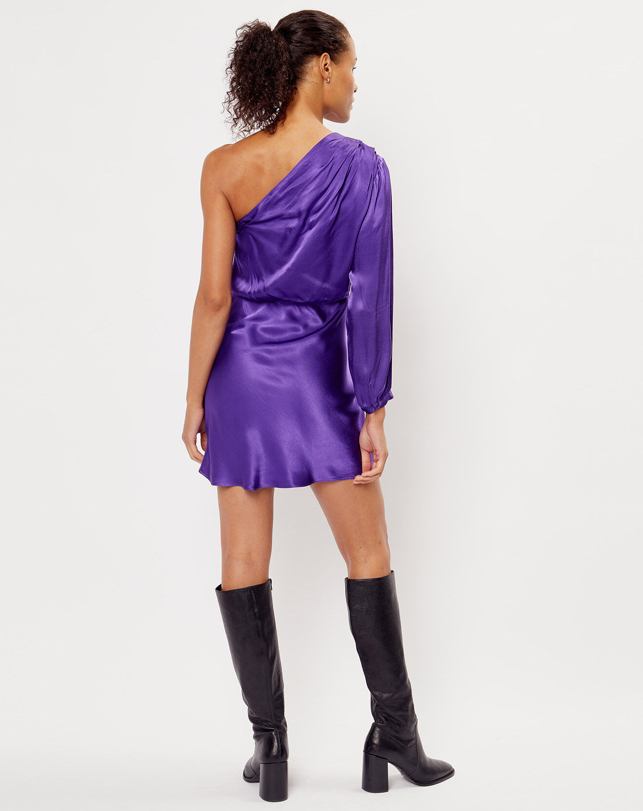 See u Soon Robe satinée Romane purple