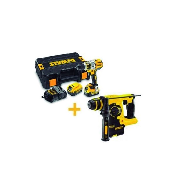 DeWALT Berbequim Aparafusador DCD996P2   Martelo DCH253N - CPROF137