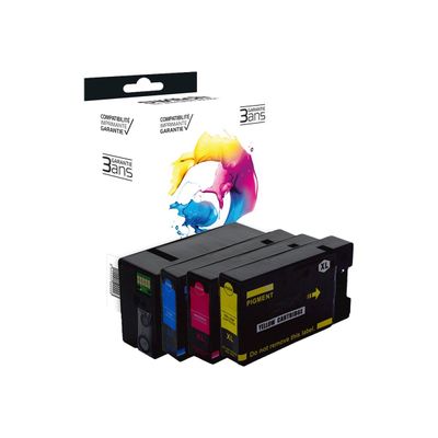 Cartouche compatible Canon PGI-2500XL - pack de 4 - noir, jaune, cyan, magenta - Switch