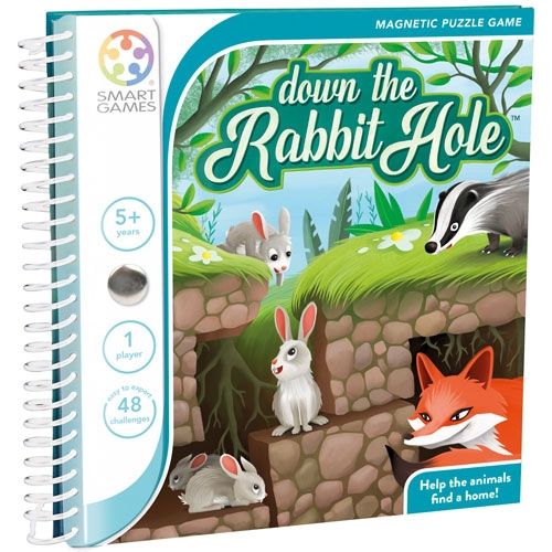 Smart games magnetisch puzzelspel down the rabbit hole