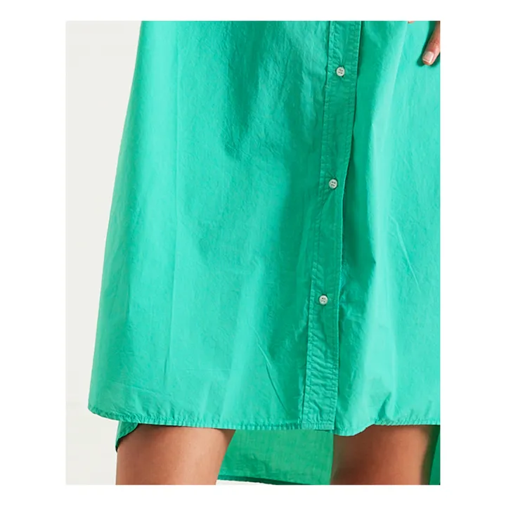 Sacrécoeur Robe Chemise Sami Popeline de Coton | Vert Menthe