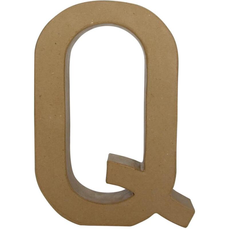 Lettre Q fantaisie - Kraft