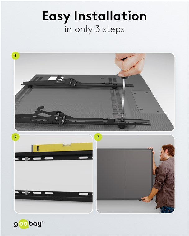Basic TILT (L) TV Wandhalterung VESA Fernseher Halterung 37