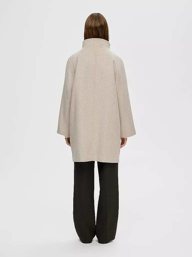 SELECTED FEMME Wollmantel SLFVINNI beige