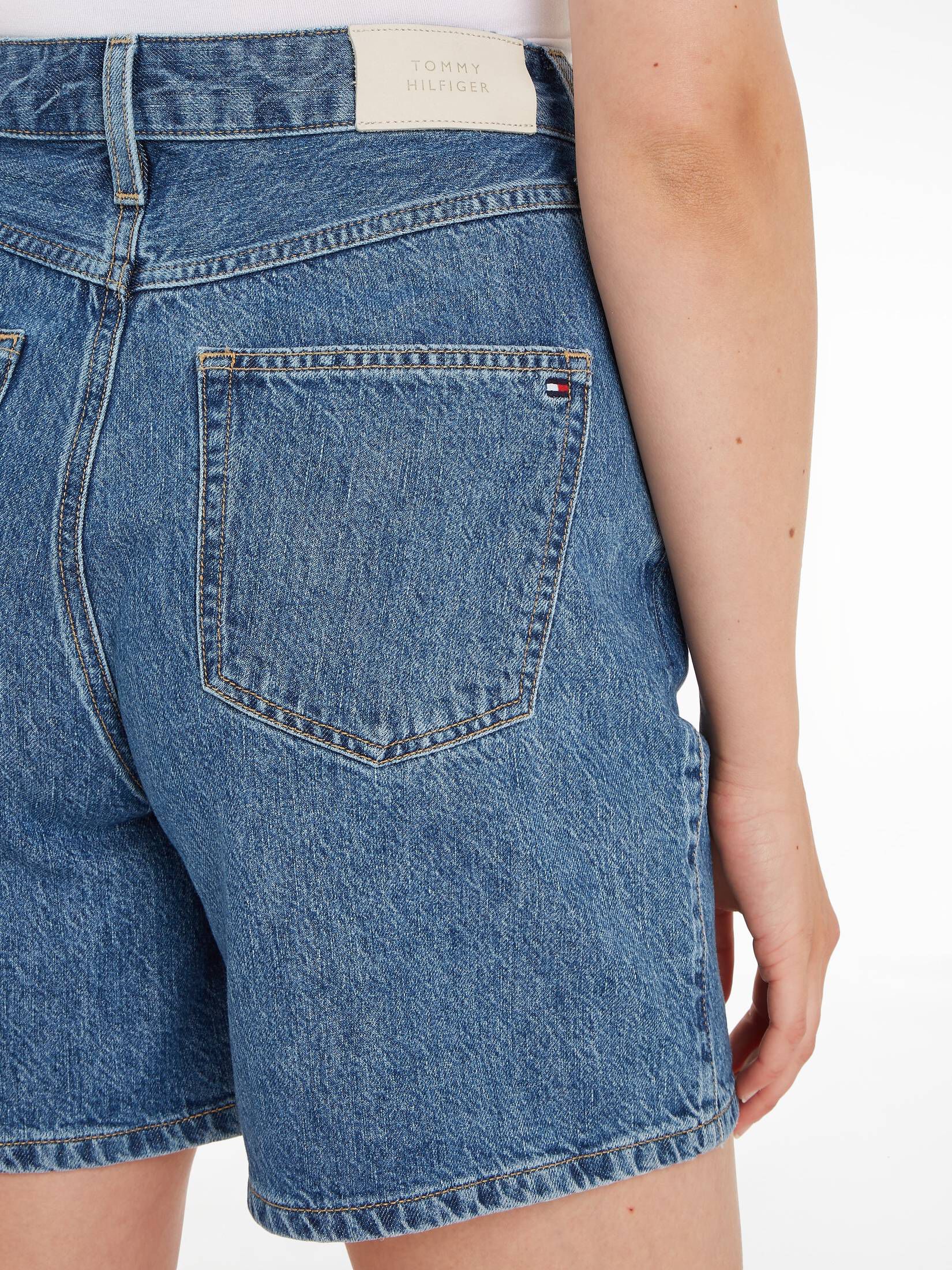 Tommy Hilfiger| Damen Jeansshorts DNM FLARE SHORT HW JUNE