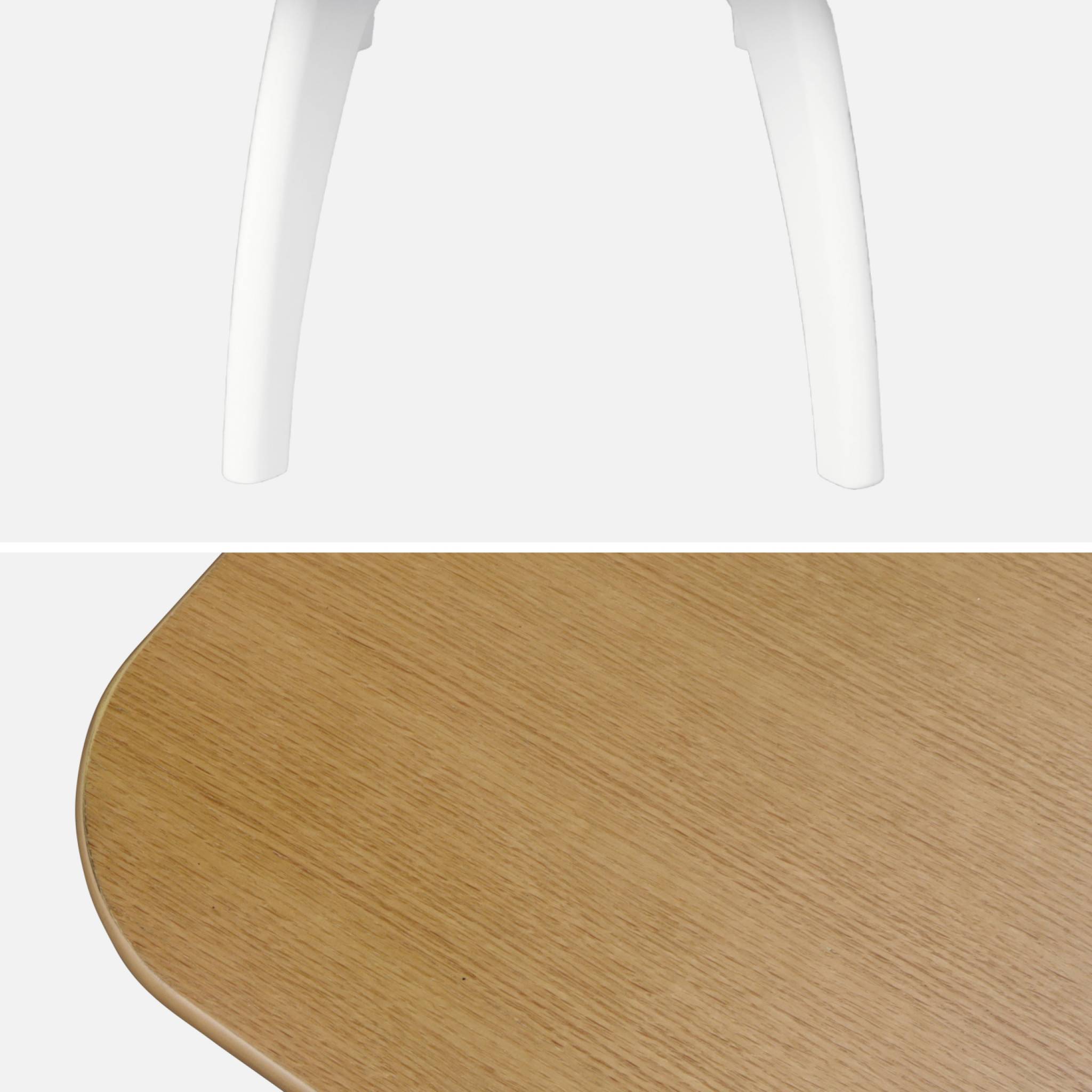 Table basse rectangulaire mdf et placage chêne