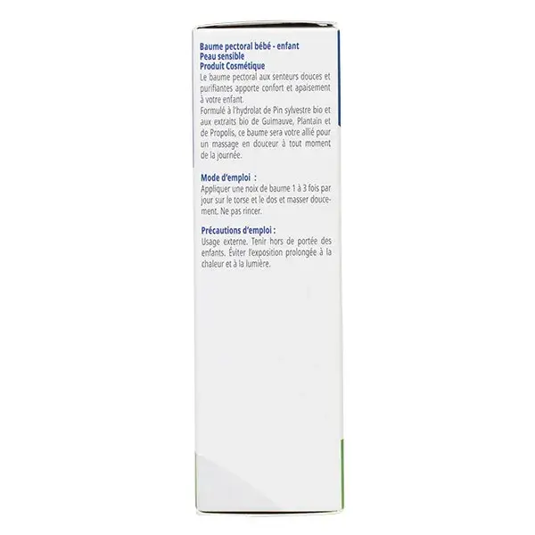 Bálsamo peitoral orgânico para bebês Marimer Nature 50ml