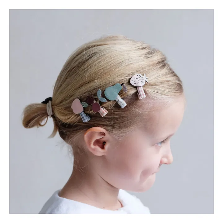 Mimi & Lula Lot 8 Mini Barrettes Fruit | Rose