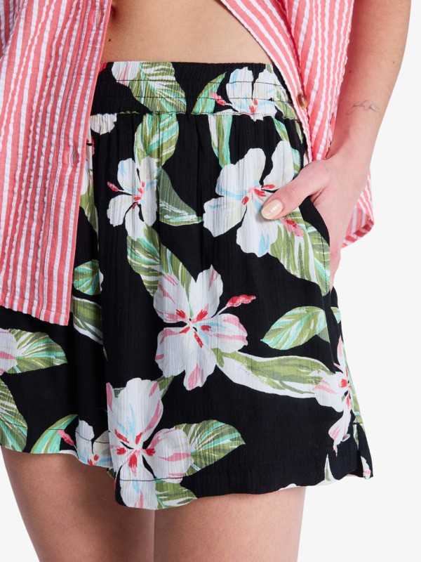 Lekeitio Bay Printed Short de plage Noir Femme