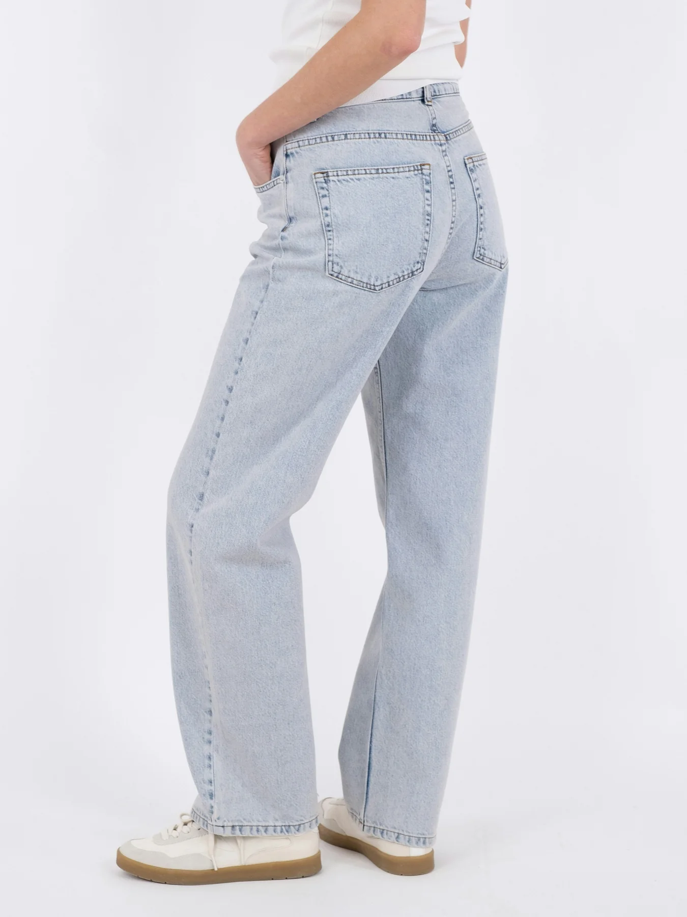 Neo Noir Simona D Pants smoke blue