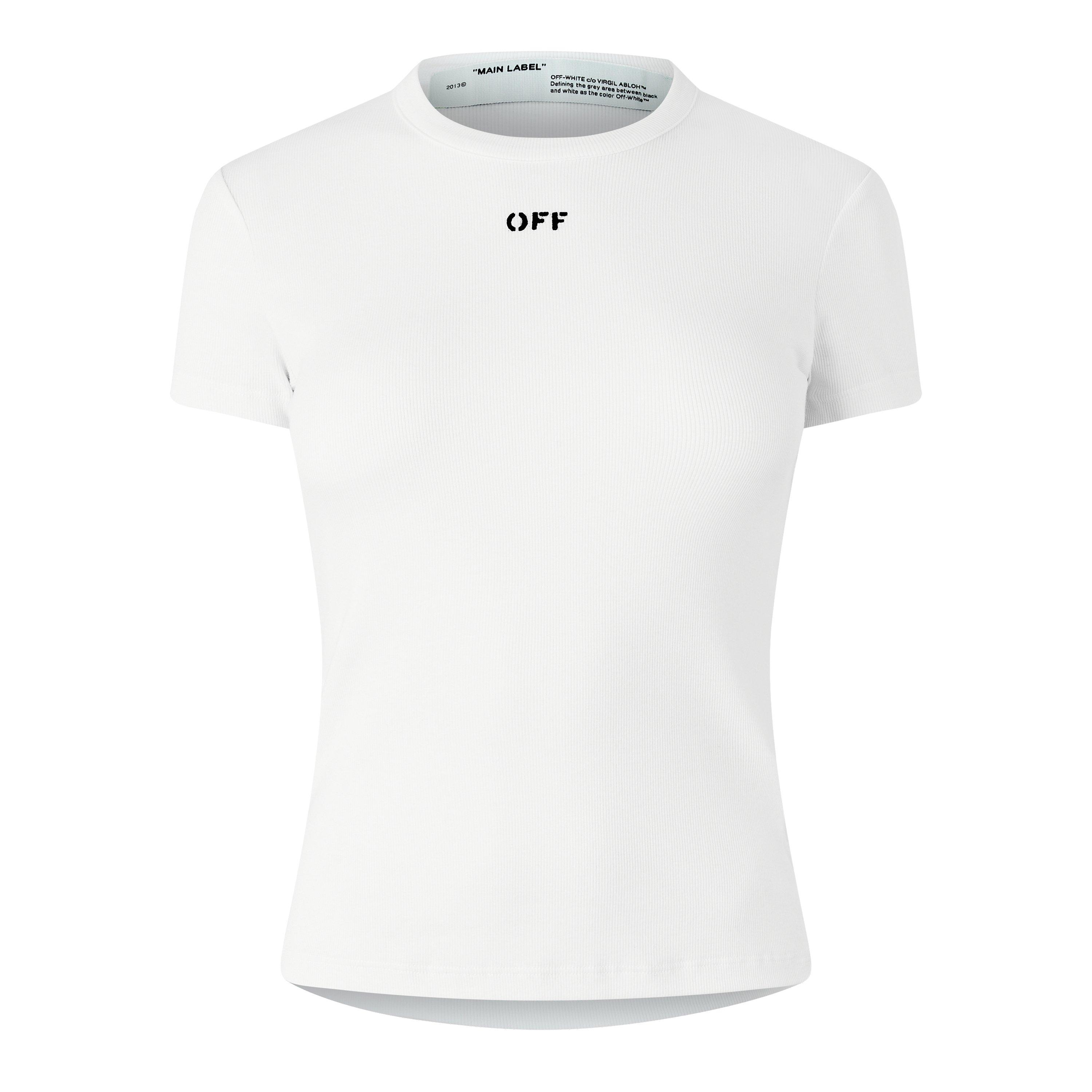 Off White Fitted Ts Ld99