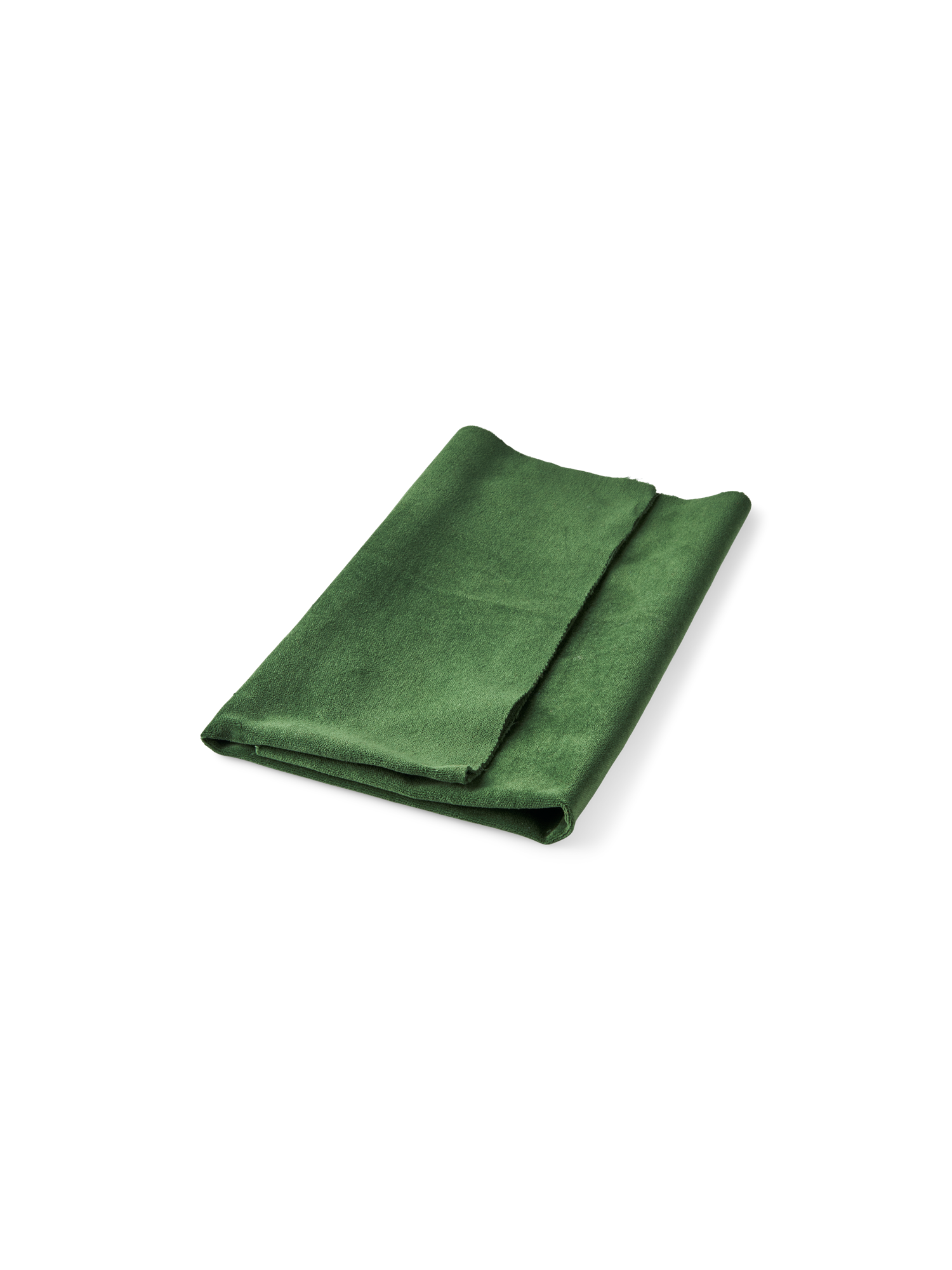 Velourstof | Bomuld. 45 x 55 cm. | Pine Green