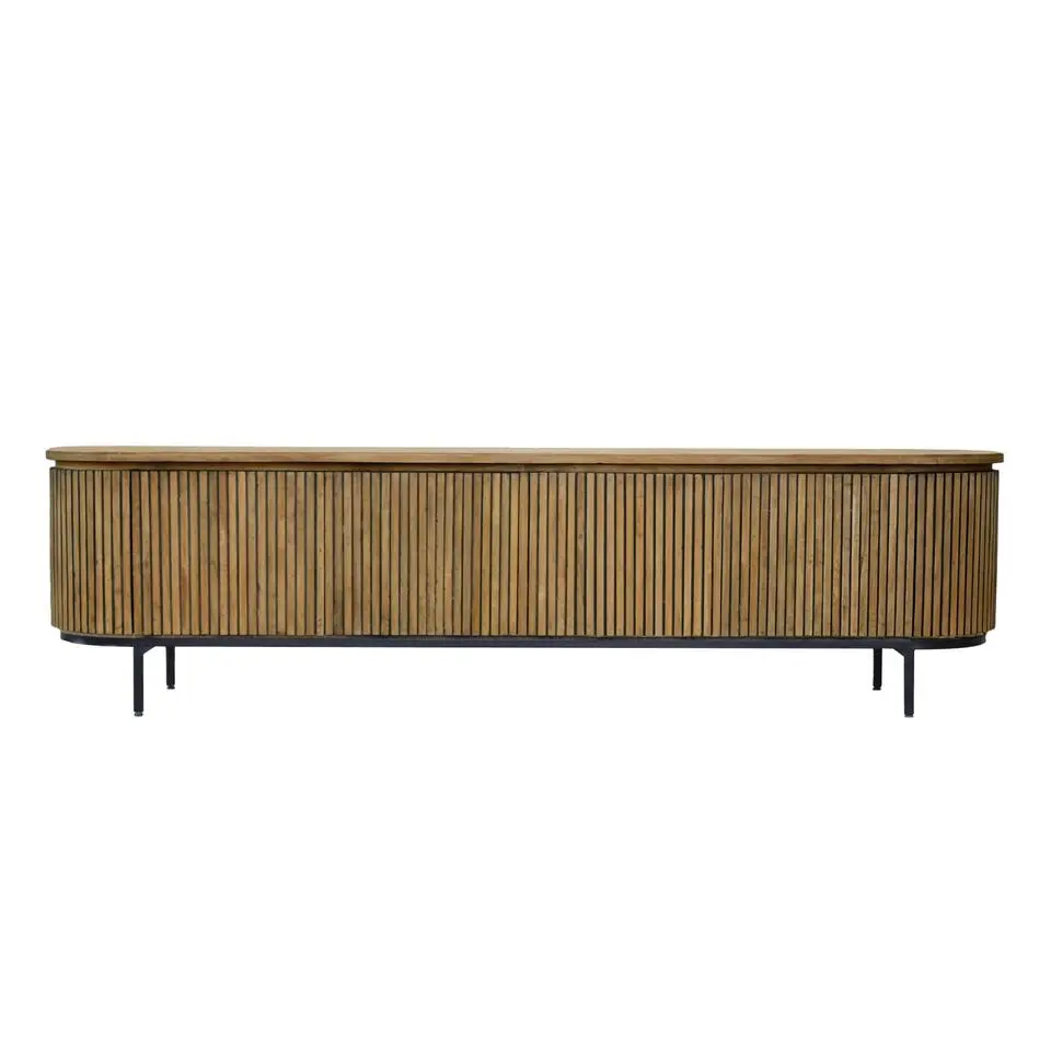 Livingfurn - TV-meubel - Lausanne - Teakhout - 210cm