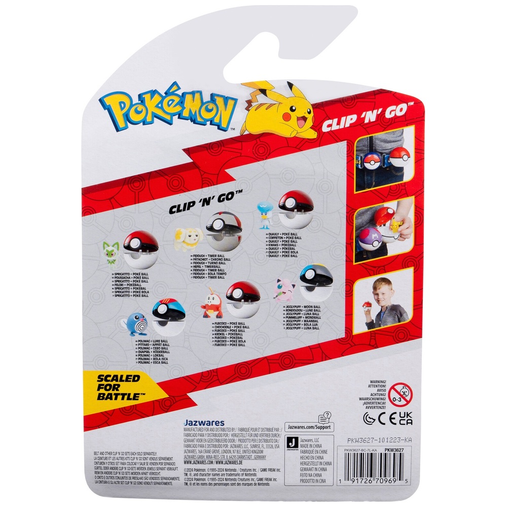 Pokémon Clip 'N' Go Pummeluff Mondball