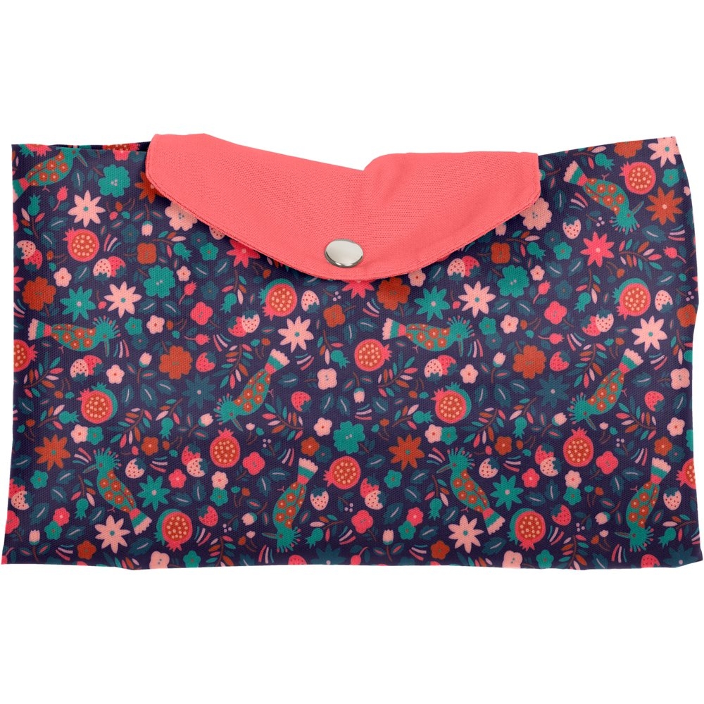 Sac Cabas Taille Moyenne Plissé Huppette Fleurie