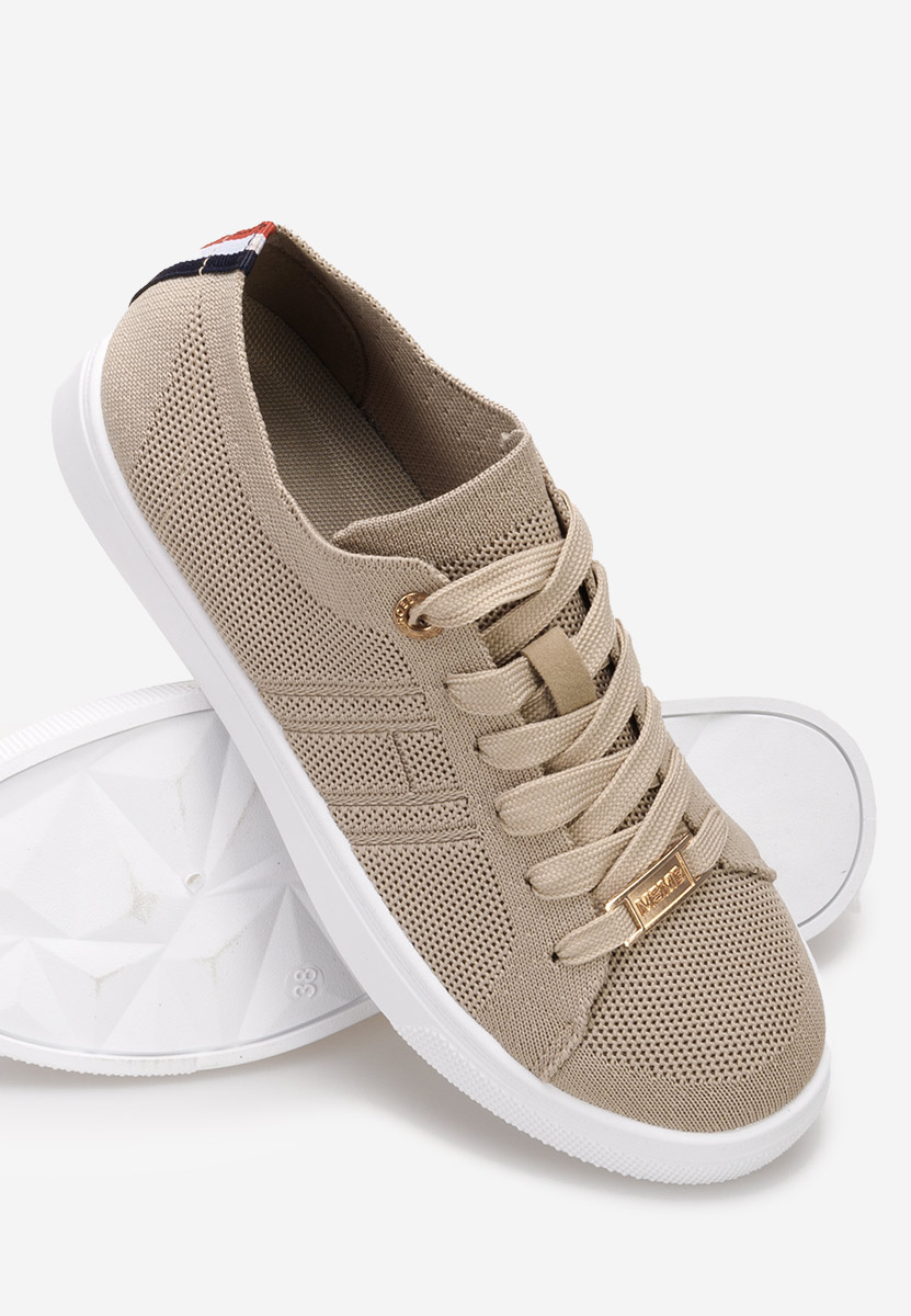 Baskets pour femme beige Belinda