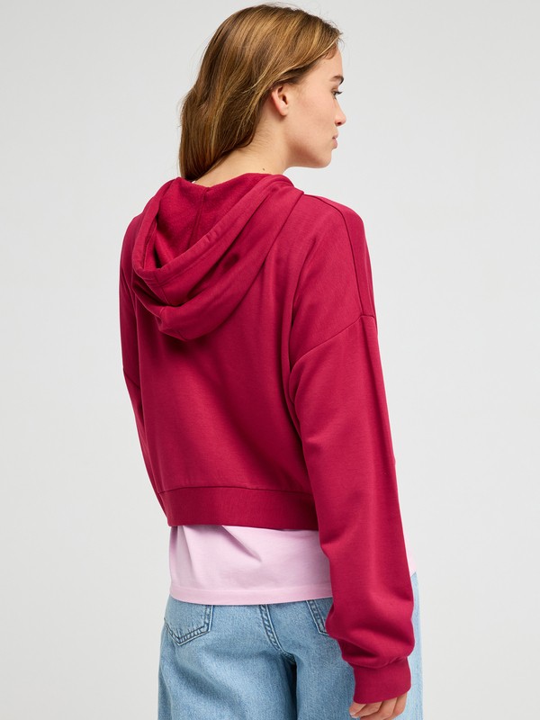 Surfing By Daylight Sweat capuche Soft Lounge Rouge Femme