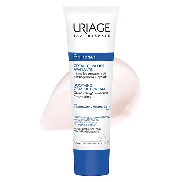 Creme calmante e hidratante anti-coceira Uriage Pruriced 100ml