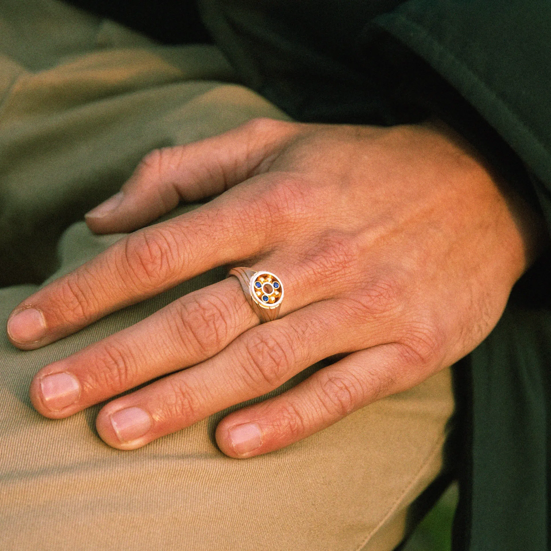 Bague Déroulement Saphirs HYQS