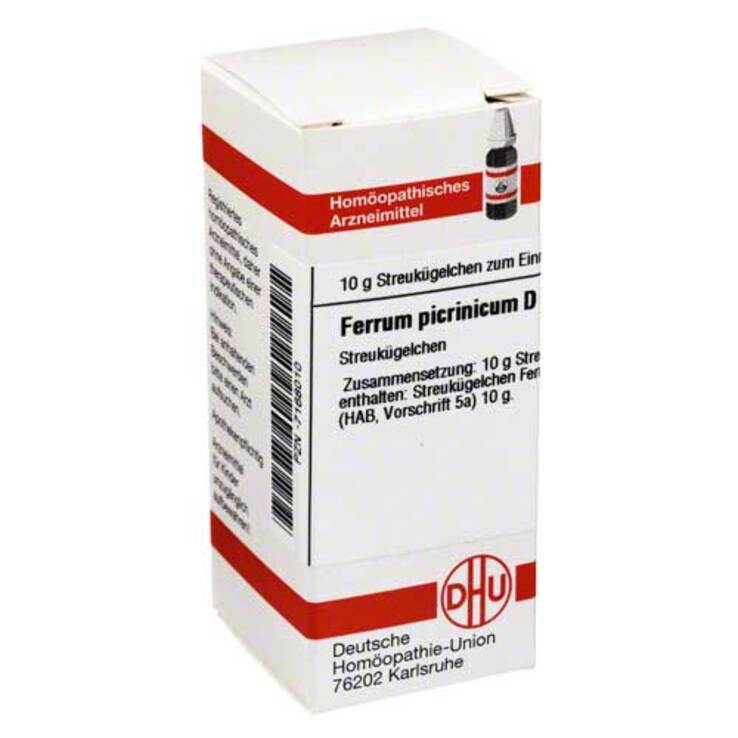 DHU Ferrum picrinicum D 6 Globuli, 10 g