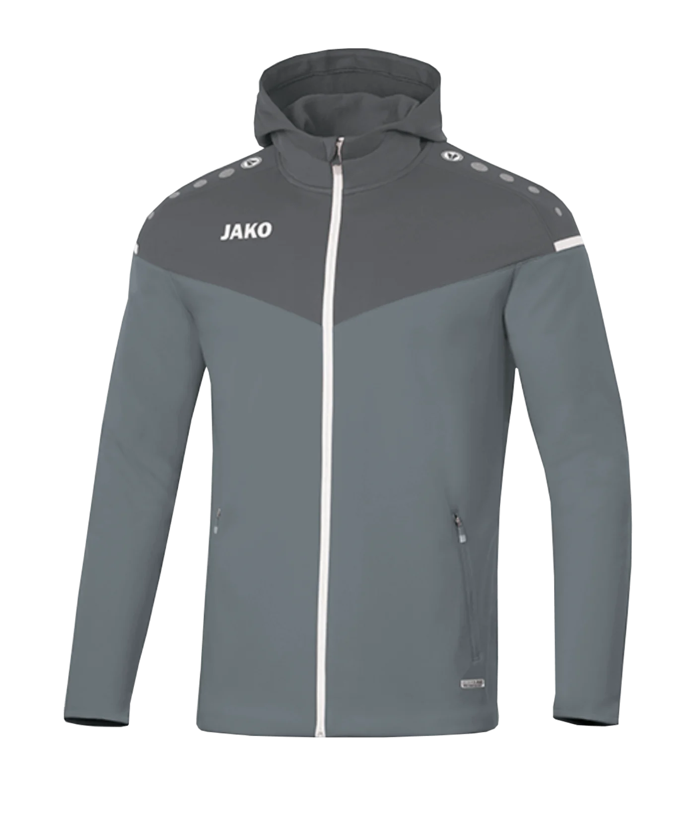 JAKO Champ 2.0 Kapuzenjacke Grau F40