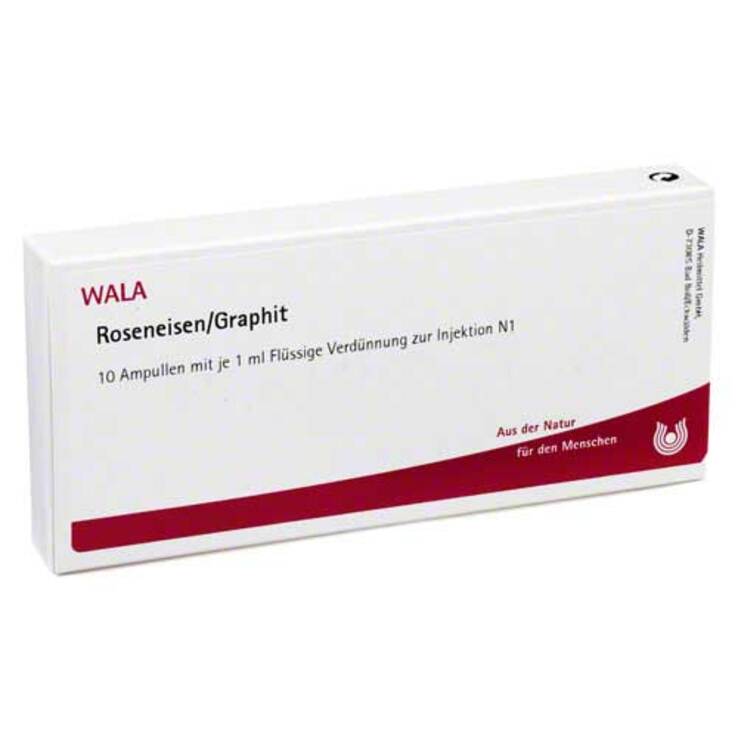 Roseneisen / Graphit Ampullen, 10X1 ml