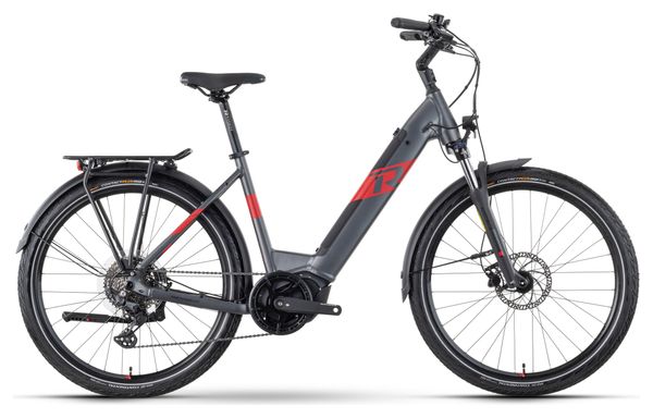 VTC Électrique Raymon TourRay E 6.0 Wave Tektro M350 9V 630Wh 27.5'' Gris 2024