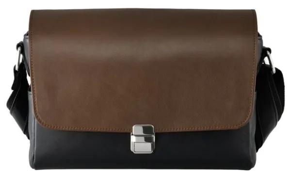 Olympus Premium CBG-11PR - Bæretaske til kamera - læder - sort, brun - for Olympus PEN-F