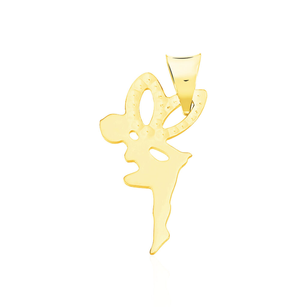 Pendentif Heliciane Fee Or Jaune
