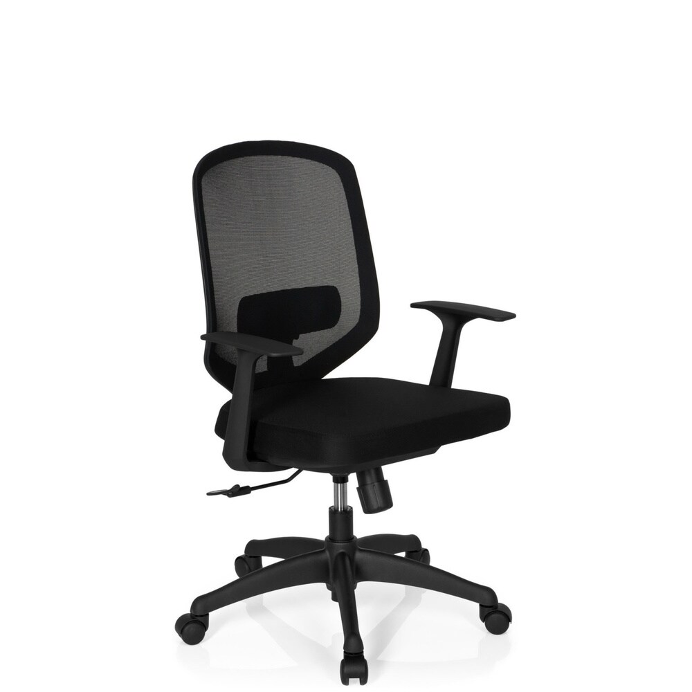 Profi Bürostuhl DELIGHT Stoff/Netzstoff mit Armlehnen hjh OFFICE