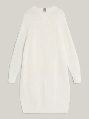 Vestido suéter Hilfiger Monotype Relaxed Fit