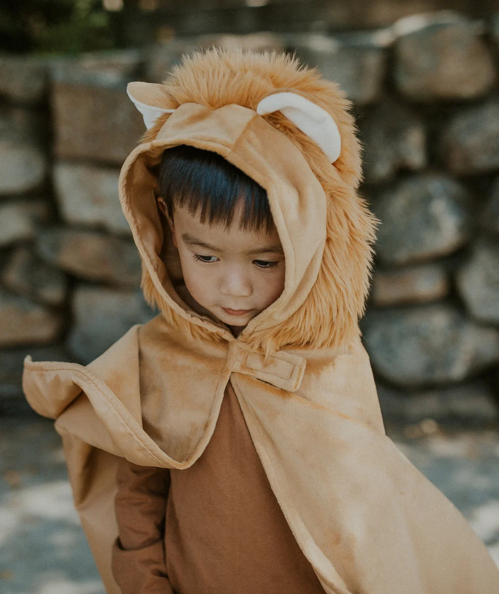 GREAT PRETENDERSDÉGUISEMENT CAPE BÉBÉ PETIT LION