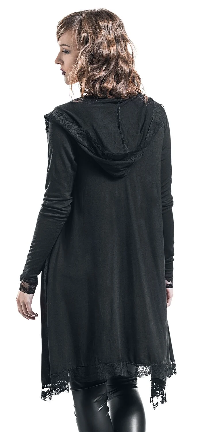 Gilet Dentelle | Gothicana by EMP Cardigan