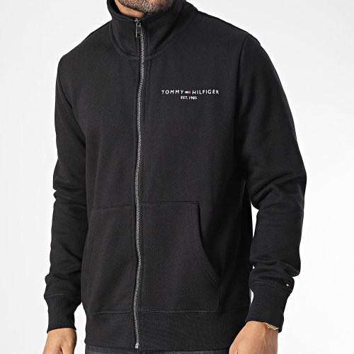 Veste Zippée Tommy Logo 9327 Noir