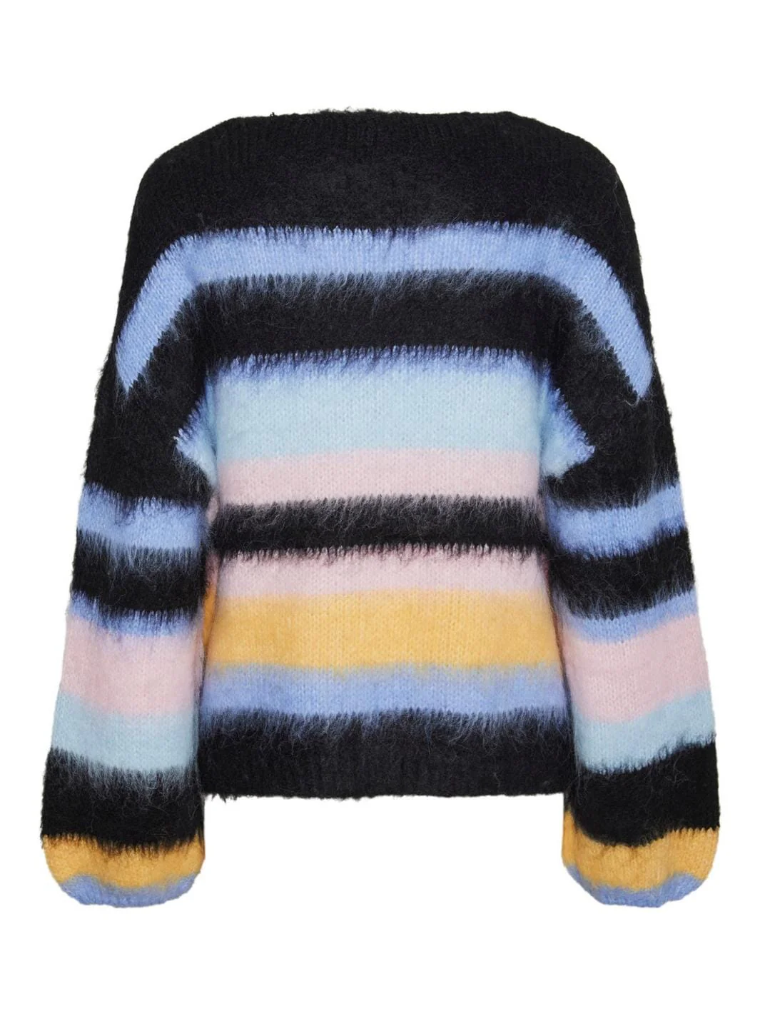 Pieces Pcdica Ls Knit 4502126 black multi hydrangea