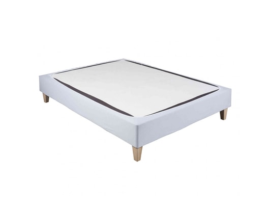TERRE DE NUIT - Cache sommier Cache-sommier coton jersey gris 80x190