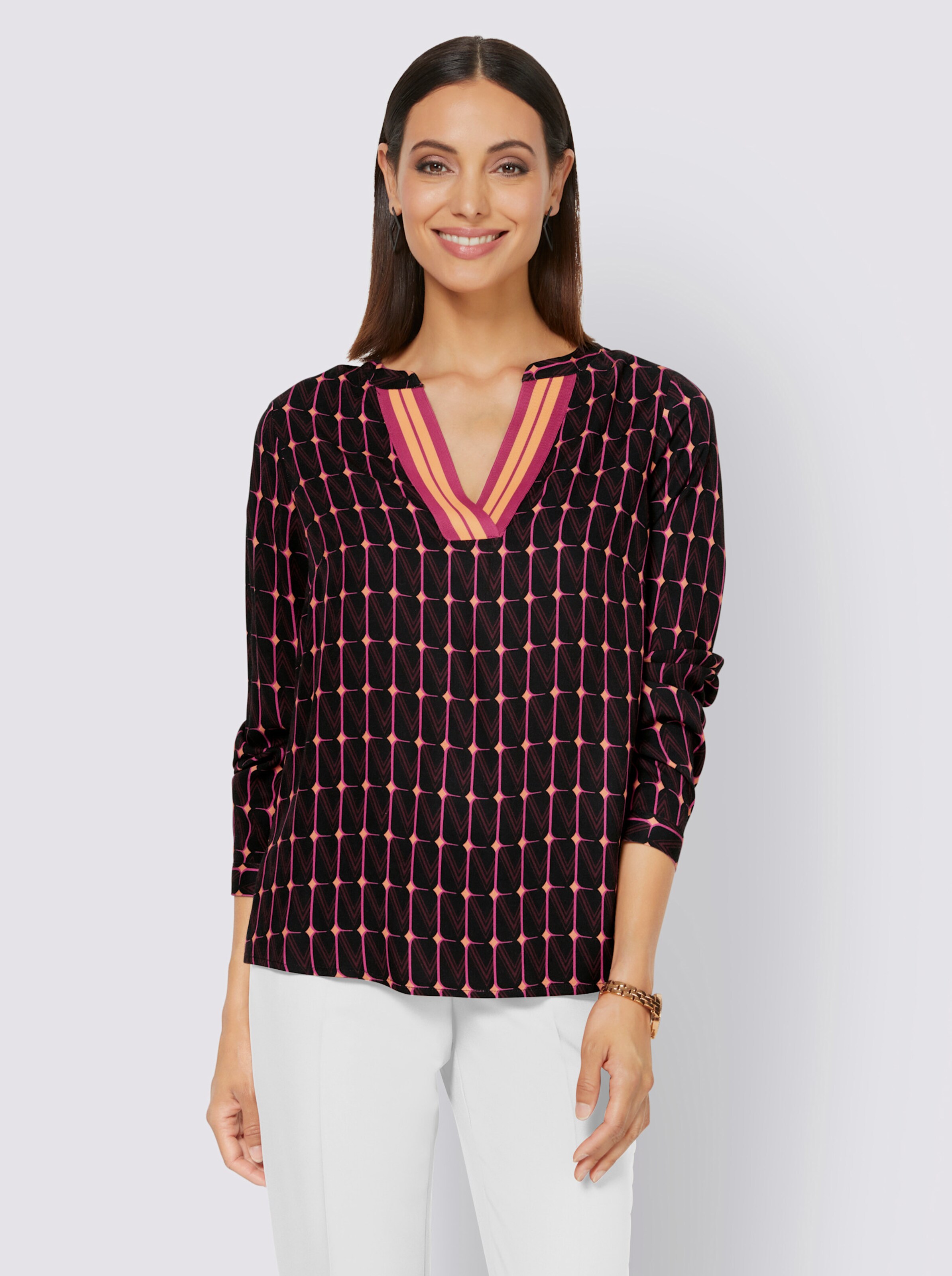 Druckbluse