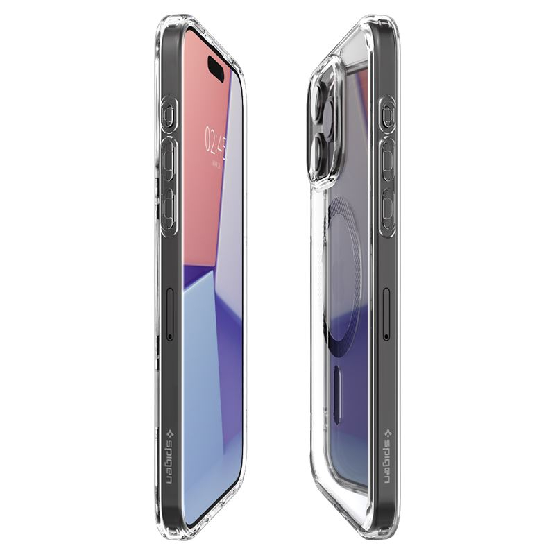 iPhone 15 Pro Max MagSafe Ultra Hybrid MagFit Case Hülle (ACS06578) - Transparent (Carbon)