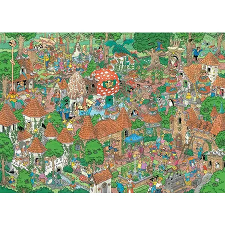 Jumbo Spiele Puzzle - Jan van Haasteren: Märchenwald, 1000 Teile