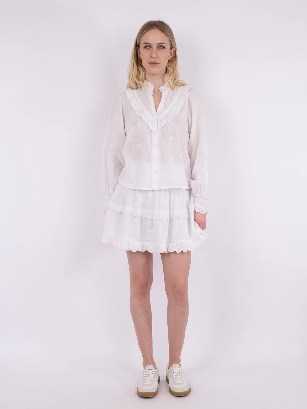 Neo Noir  Degas bluse - hvid