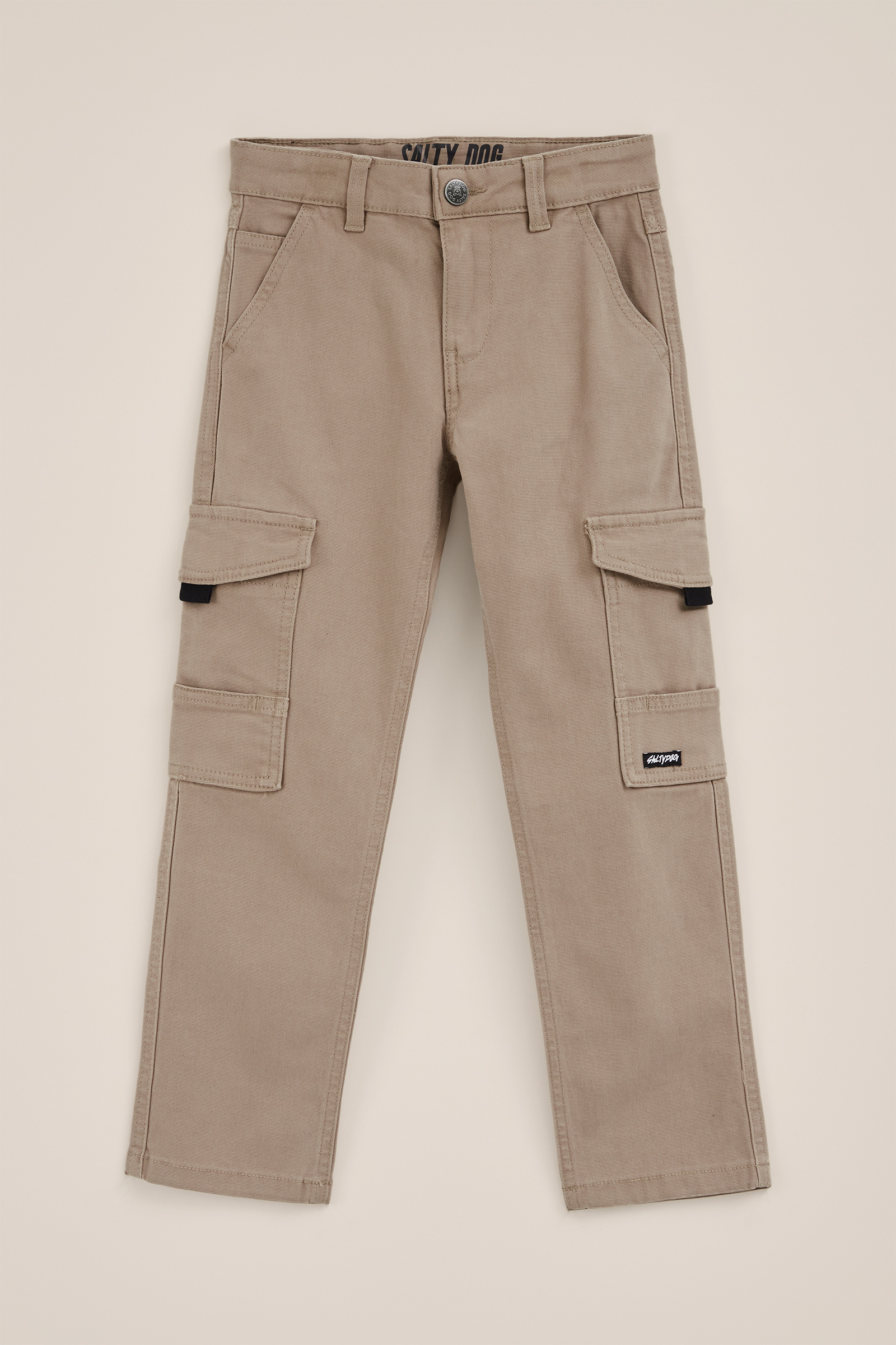 Jongens cargobroek Salty Dog Beige