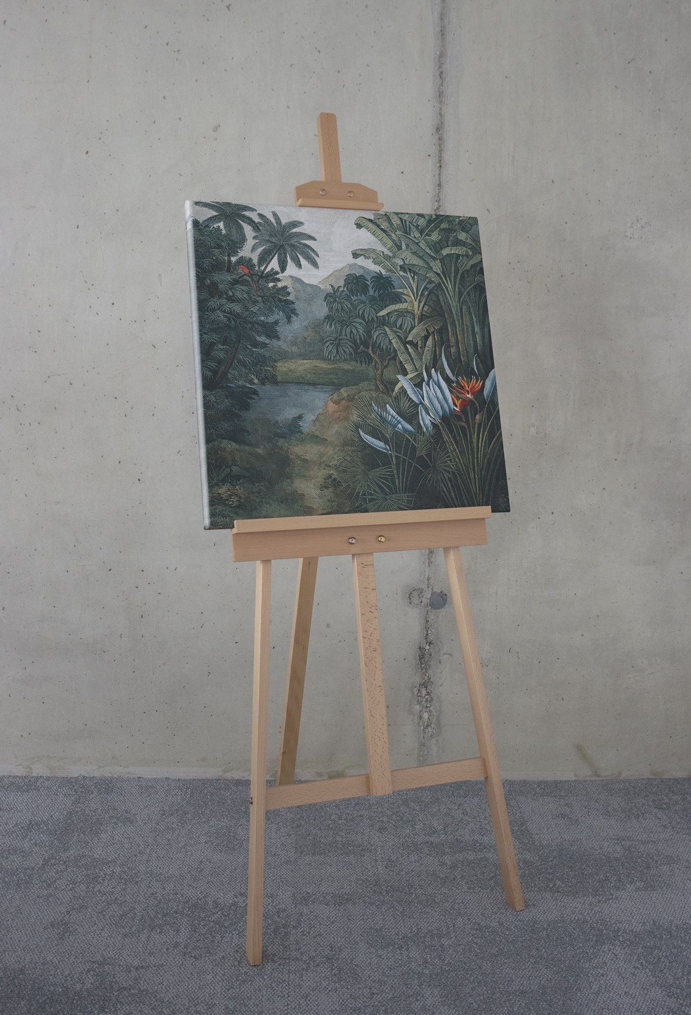 Komar Leinwandbild »Exotic Empire - Grösse 60 x 60 cm« Natur 1 Stk. tlg. Keilrahmenbild mi Echtholzrahmen